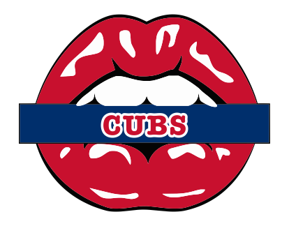 Chicago Cubs Lips Logo vinyl decal